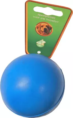 Boon Hondenspeelgoed rubber bal blauw Ø 6,5 cm - afbeelding 2