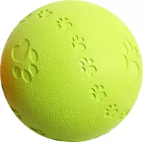 Boon Hondenspeelgoed rubber bal pawprint met geluid 11 cm kopen?