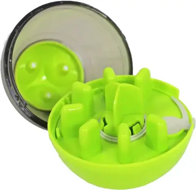 Boon hondenspeelgoed snack toy wobbler ei-vorm verstelbaar groen 11 cm - afbeelding 3