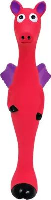 Boon hondenspeelgoed varken latex met vleugels roze 25 cm - afbeelding 2