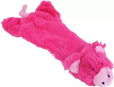 Boon hondenspeelgoed varken plat pluche roze, 35 cm. - afbeelding 2