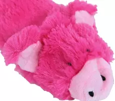Boon hondenspeelgoed varken plat pluche roze, 35 cm. - afbeelding 4