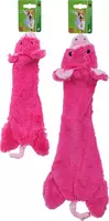 Boon hondenspeelgoed varken plat pluche roze, 35 cm. - afbeelding 5