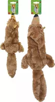 Boon hondenspeelgoed vos plat met piep pluche bruin, 55 cm. - afbeelding 2