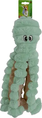 Boon hondenspeeltje octopus corduroy met piep groen 40cm