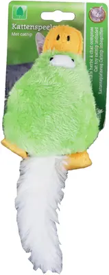 Boon kat speelgoed vogelbekdier catnip 22cm groen
