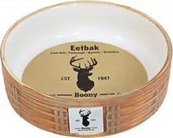 Boony "Est 1941" eetbak steen wicker sand, 12 cm - afbeelding 3