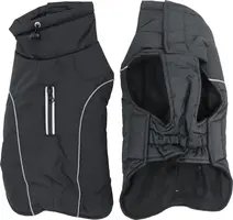 Boony hondenjas luxury waterproof zwart, 50 cm. - afbeelding 4