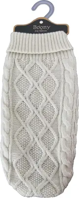 Boony Hondenkabeltrui 25 centimeters beige