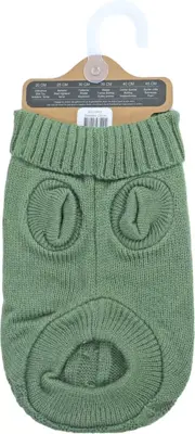 Boony hondenkabeltrui olijfgroen l25cm - afbeelding 2