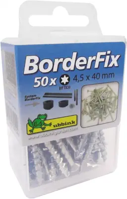 Borderfix Kruiskop schroeven h4.5b0.40cm 50st - afbeelding 2