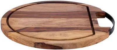Bowls and Dishes Pure Rose Wood Serveerplank rond 1 sapgoot Ø 30 cm - afbeelding 2