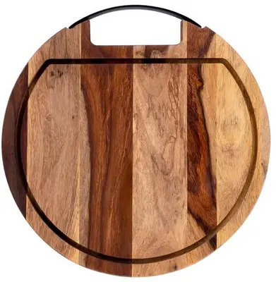 Bowls and Dishes Pure Rose Wood Serveerplank rond 1 sapgoot Ø 30 cm - afbeelding 1