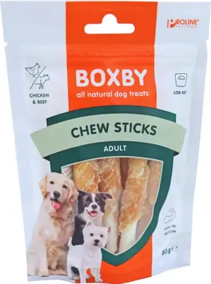 Boxby chew sticks, 80 gram - afbeelding 1