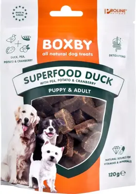 Boxby superfood eend, 120 gram - afbeelding 2