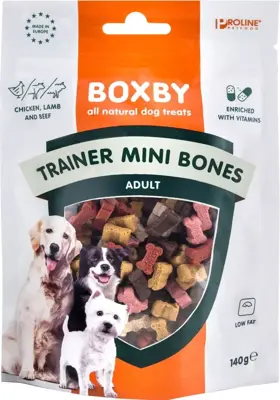 Boxby trainer mini bones, 140 gram - afbeelding 2
