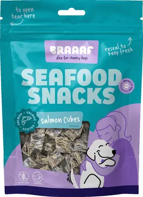 Braaaf Zalmblokjes 1,5 x 1,5 cm - afbeelding 1