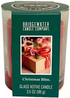 Bridgewater geurkaars glas votive christmas bliss