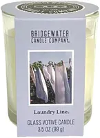 Bridgewater geurkaars glas votive laundry line