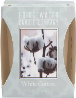 Bridgewater geurkaars votive white cotton - afbeelding 3