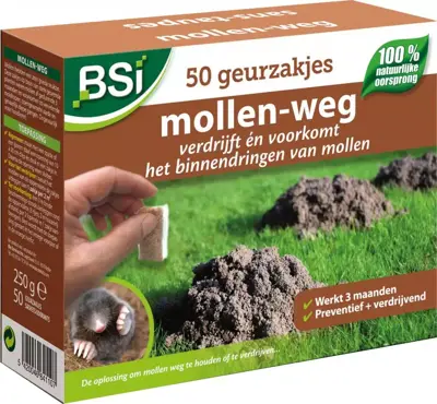 BSI Mollen weg 50 zakjes