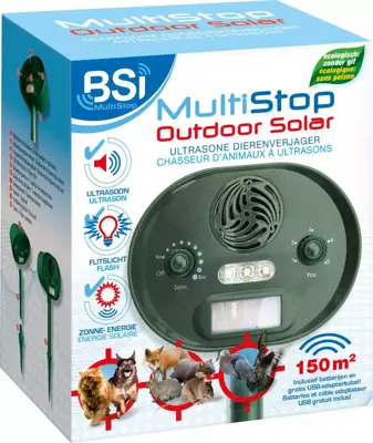 BSI Multistop outdoor solar ongedierteverjager