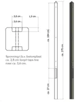 Bt paal lgw 8.5x8.5x280 ant tuss kopen?