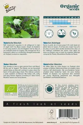 Buzzy® Aziatische Mesclun (BIO) - afbeelding 2
