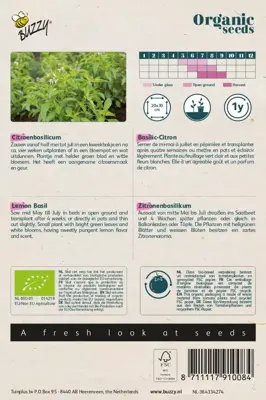 Buzzy® Basilicum Citroensmaak (BIO) - afbeelding 2