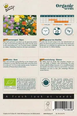 Buzzy® Bloemenmengsel Bijen (BIO) - afbeelding 2