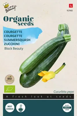 Buzzy® Courgette Black Beauty (BIO) - afbeelding 1