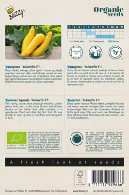 Buzzy® Courgette Yellowfin F1 (BIO) - afbeelding 2