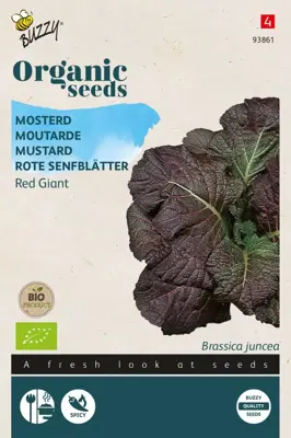 Buzzy® Mosterd Red Giant (BIO) - afbeelding 1