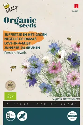 Buzzy® Nigella, Juffertje-in-het groen Persian Jewel - afbeelding 1