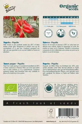 Buzzy® Paprika Piquillo (BIO) - afbeelding 2