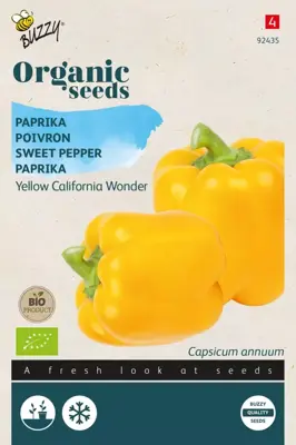 Buzzy® Paprika Yellow California Wonder (BIO) - afbeelding 1