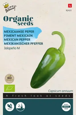Buzzy® Peper Jalapeno (BIO) - afbeelding 1