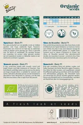 Buzzy® Spruitkool Doric F1 (BIO) - afbeelding 2