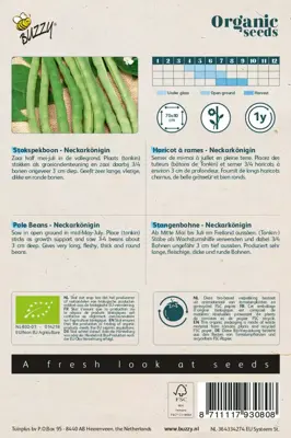 Buzzy® Stokspekboon Neckarkönigin (BIO) - afbeelding 2