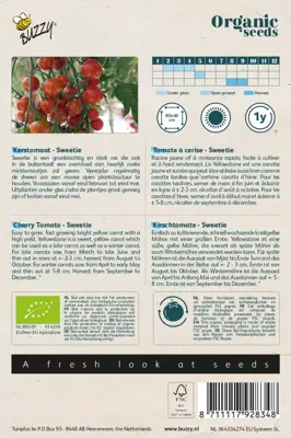Buzzy® Tomaat Sweetie (BIO) - afbeelding 2