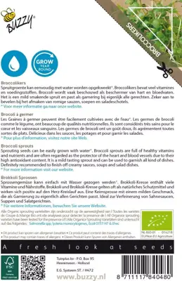 Buzzy zaden bio knip & eet broccolikers - afbeelding 2