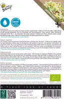 Buzzy zaden bio knip & eet daikonkers - afbeelding 2