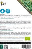 Buzzy zaden bio knip & eet mosterdkers - afbeelding 2