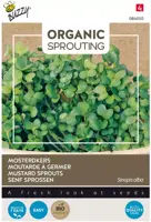 Buzzy zaden bio knip & eet mosterdkers - afbeelding 1