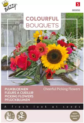 Buzzy zaden Colourful Bouquets, Cheerfull Picking Flowers - afbeelding 1