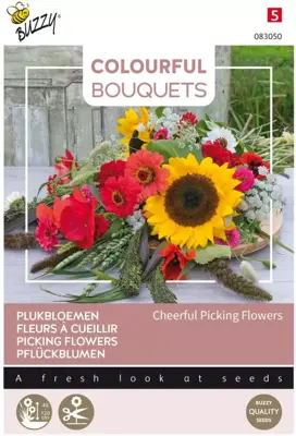 Buzzy zaden Colourful Bouquets, Cheerfull Picking Flowers - afbeelding 1