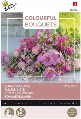 Buzzy zaden Colourful Bouquets, pretty pink - afbeelding 1