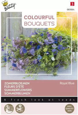 Buzzy zaden Colourful Bouquets, royal blue - afbeelding 1