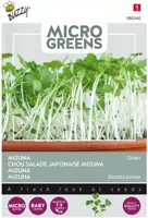 Buzzy zaden Microgreens, Mizuna Green kopen?