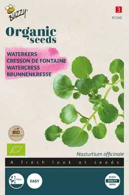 Buzzy zaden organic Waterkers (BIO) - afbeelding 1